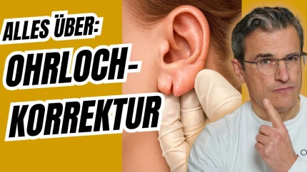  AUSGERISSENES OHRLOCH  KORREKTUR | Mikrochirurgische Rekonstruktion Dr. med. Robert Kasten