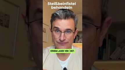  Steißbeinfistel behandeln: Schonend mit Laser veröden 🩺Dr. med. Robert Kasten